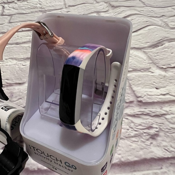 i TOUCH GO Activity Tracker peach & tie dye bands women and kids - Picture 6 of 8